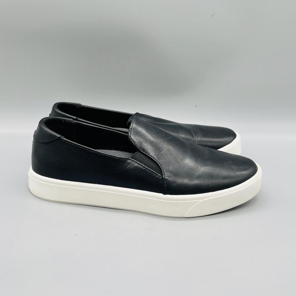 Cole Haan Shoes Womens 7 Black Leather Grandpro Slip On Sneakers Comfort Casual